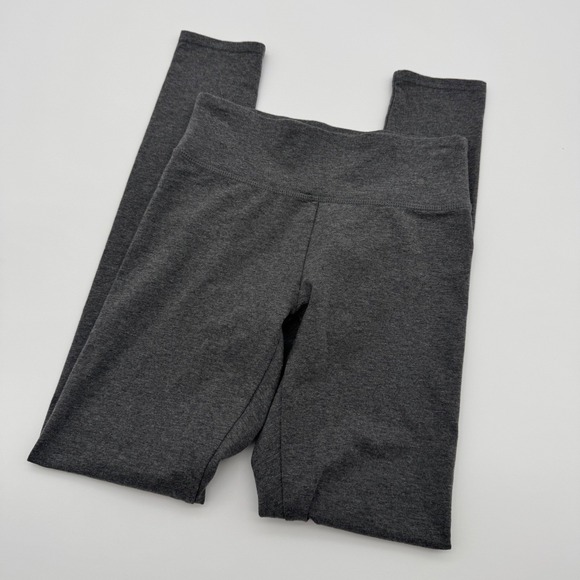 aerie Pants - Aerie Chill Play Move Gray Heather High Waisted Cotton Blend Leggings Small